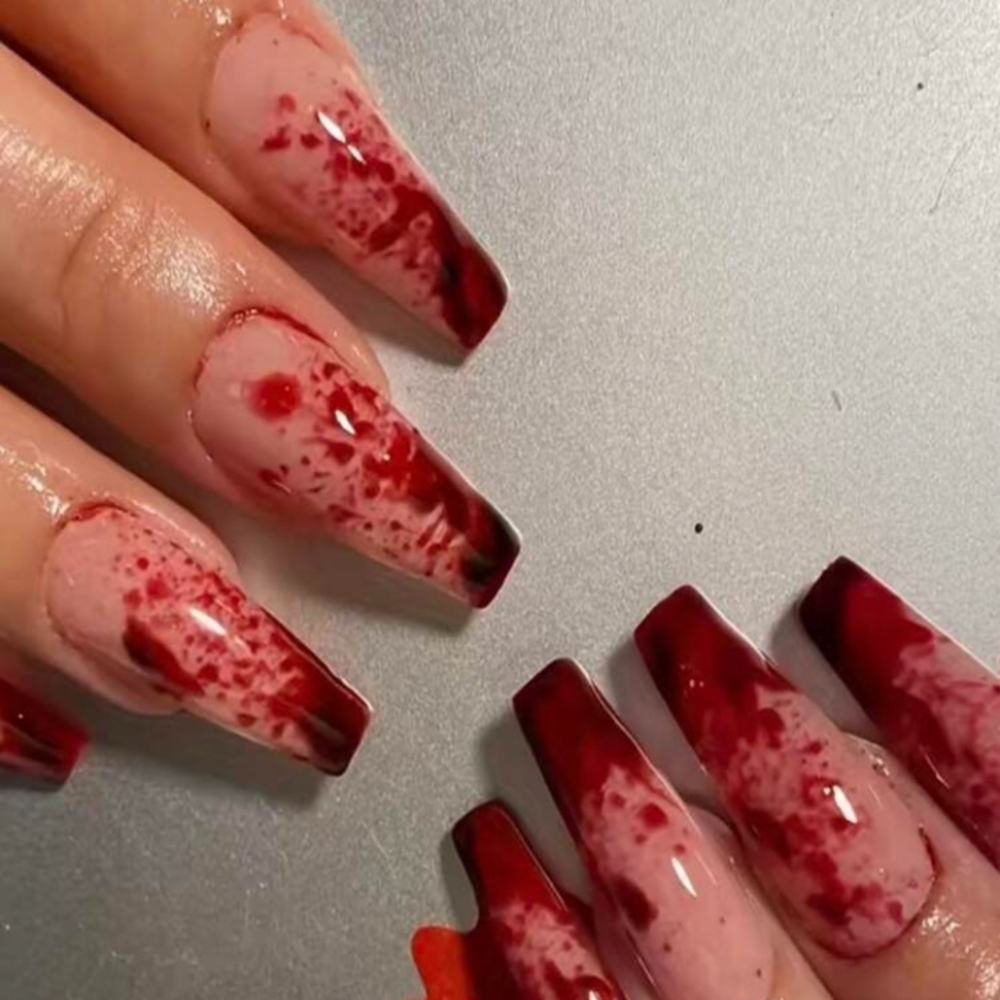 Bloody Halloween 24pc Press-On Nails